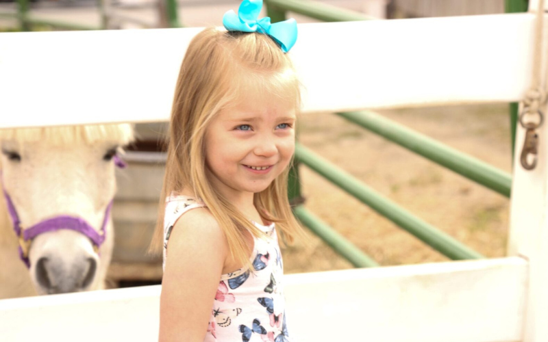 HVCR Preschool Carousel Images - Girl with Pony